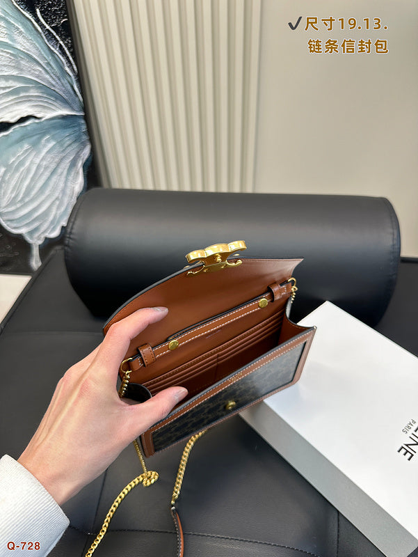 ACP05 Leather Bag 19-13CM Shoulder bags with box