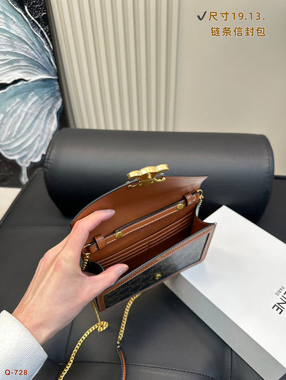 ACP05 Leather Bag 19-13CM Shoulder bags with box