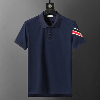 MOC018 Men's short sleeved lapel polo shirt clothing