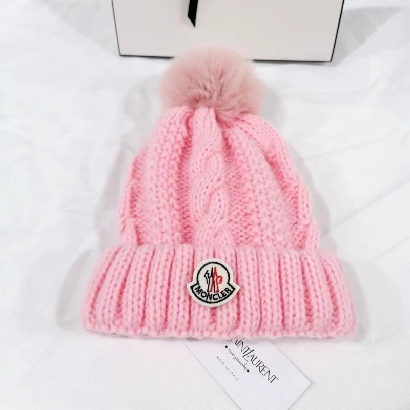 PMOH4    New children's small Fried Dough Twists hair ball hat