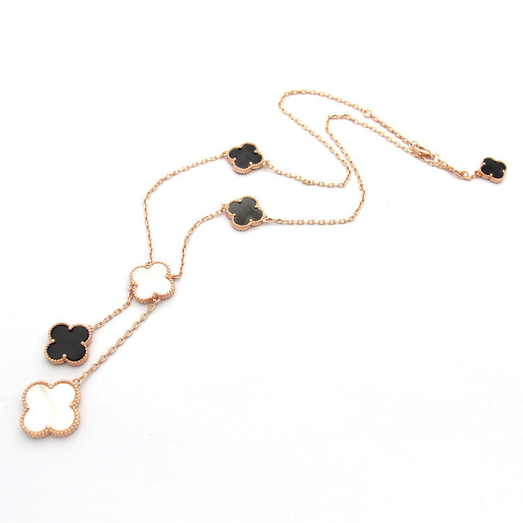 VAN24 Clover Shell Necklace gold plated necklace for women  Jewelry