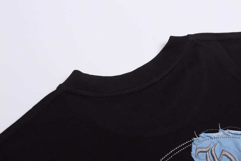 KLC17 New high-quality pure cotton men's and women's summer short sleeved top clothing