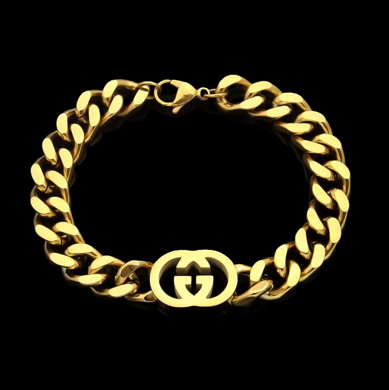 GB01   Letter gold-plated bracelet jewelry