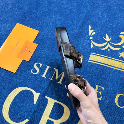 MJLS08 Women slipper Leather Shoes 35-42 with box