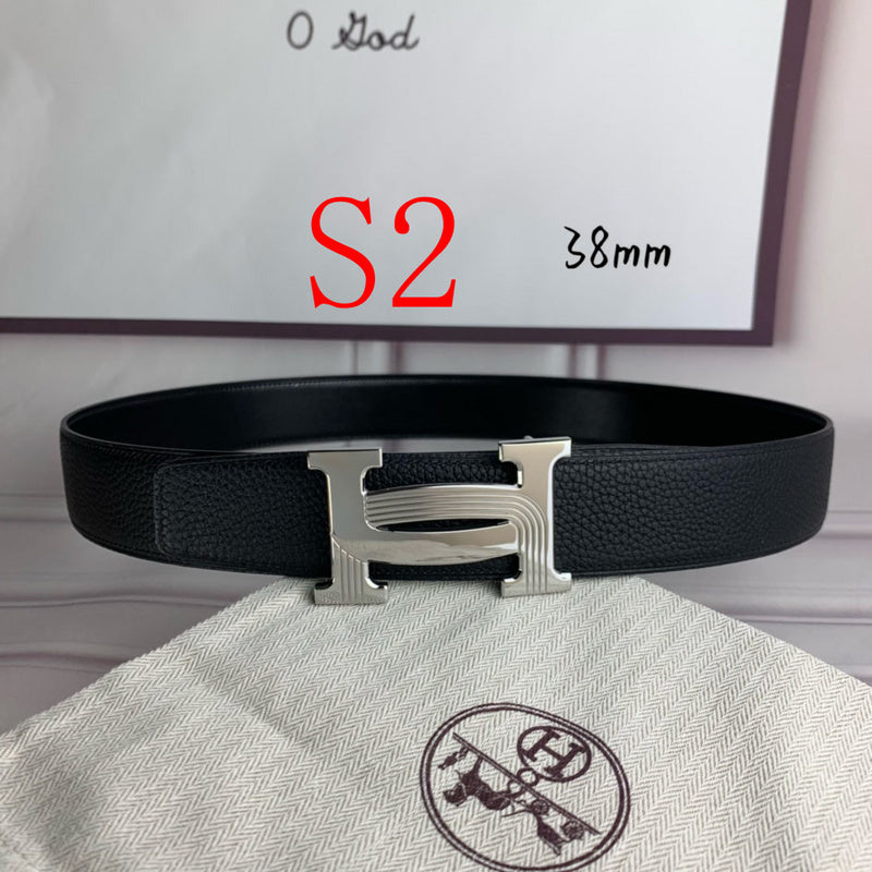 HBL5 Real leather 3.8CM 95-125CM Belt with all packing