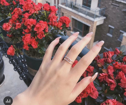 J124  Titanium steel ring jewelry for both men and women