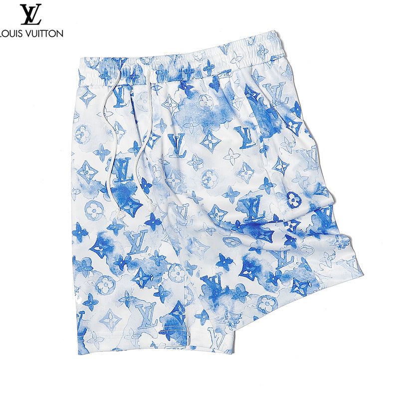 LVS1  Men's classic color print series shorts