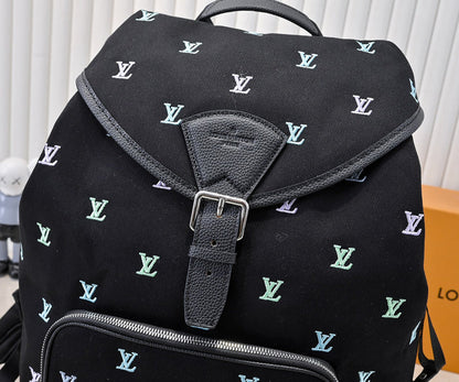 LLP196 Leather Bag 32-40-19CM Embroidery Travel Bags