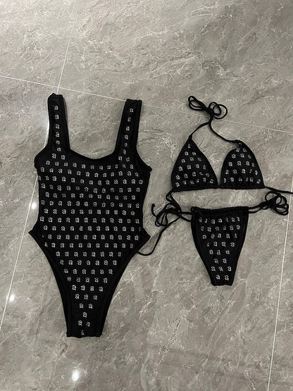 AW03  New summer women's swimwear one-piece swimsuit bikini