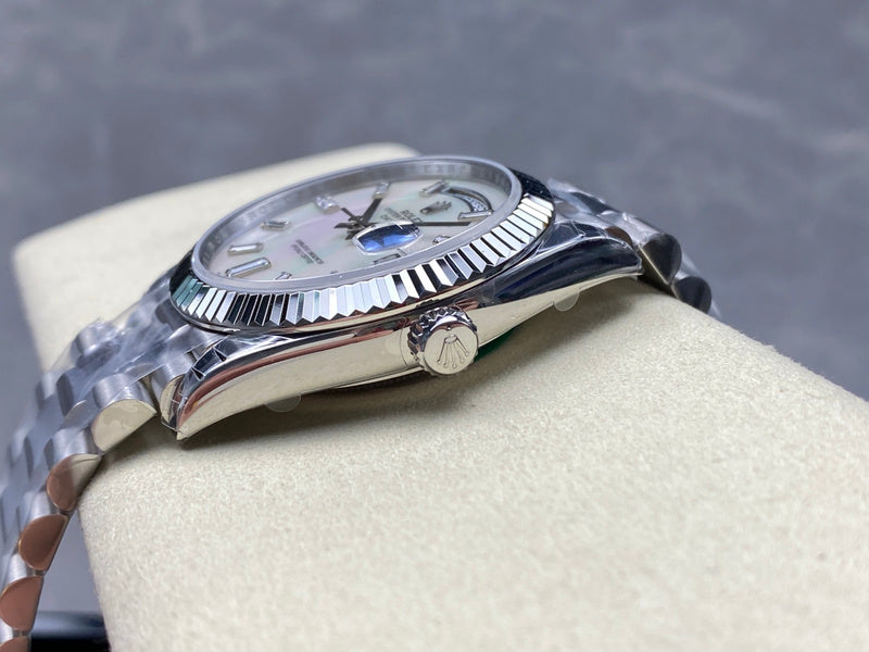 RW58  Women's fritillary face double calendar Week log watch 31MM