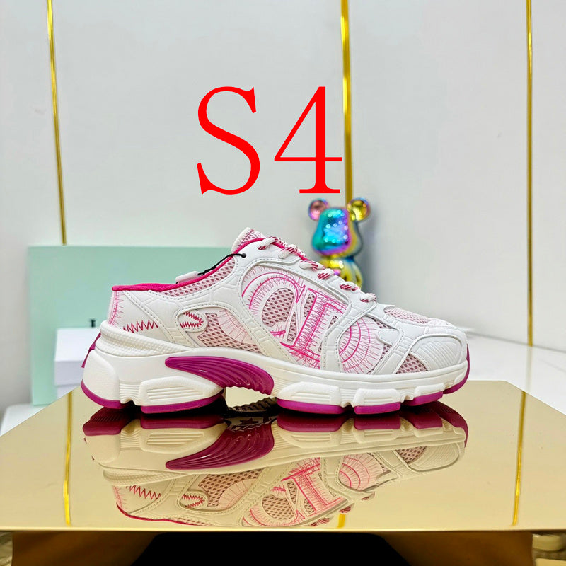 BDS8 Leather Slippers Women 35-41 Shoes with box