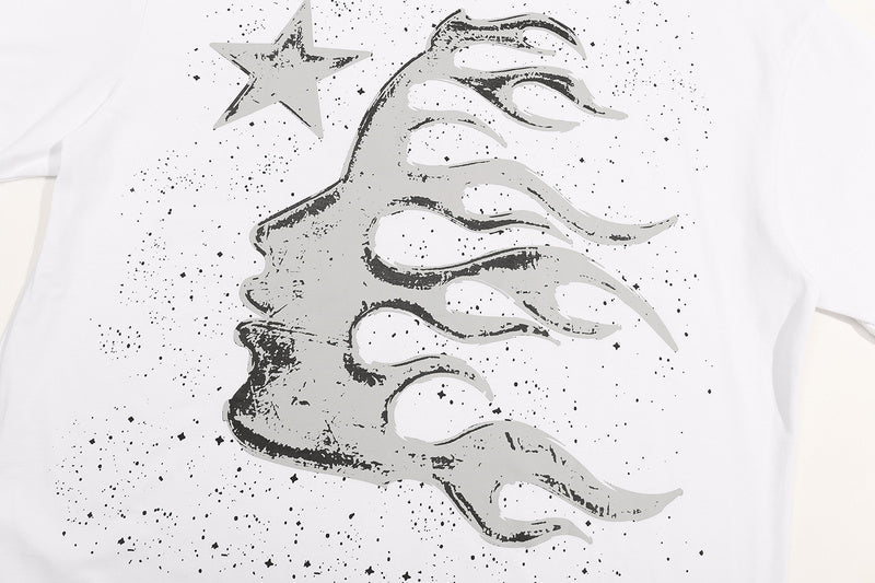 HEC2  Men's and women's summer short-sleeved T-shirt clothes