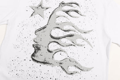 HEC2  Men's and women's summer short-sleeved T-shirt clothes