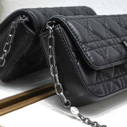 GDP06  leather bag High Quality with box 18.5x10x4cm