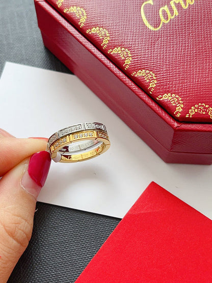 J123   Men's and women's titanium steel ring jewelry