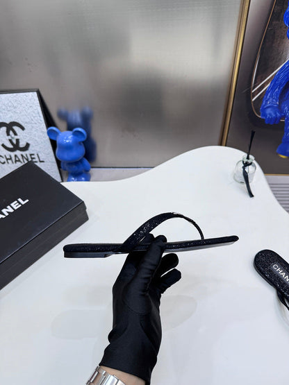 MBCS4 Leather Slippers Size 35-42 Shoes with Box