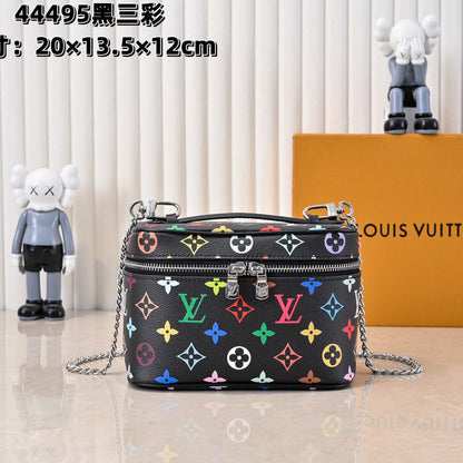 LLP035 Leather Bag 20-13.5-12CM 14-10.2-8.5CM Shoulder Bags