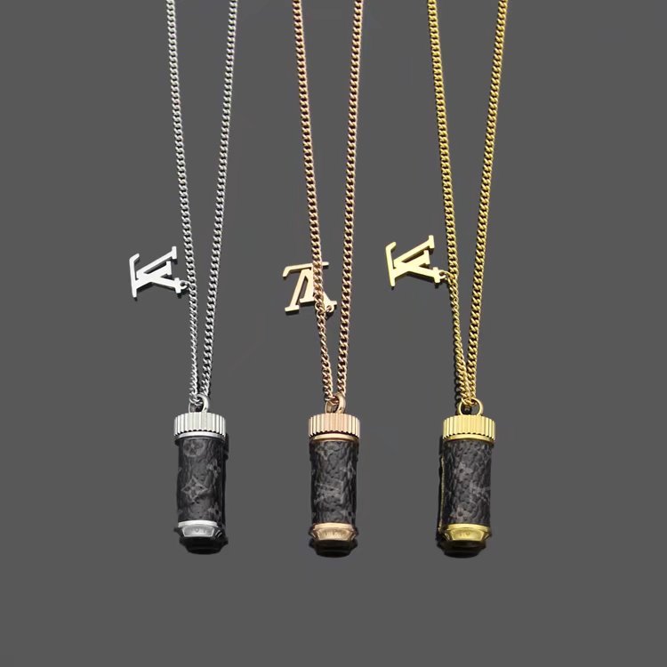 LVN04   Bullet Pendant Necklace Jewelry