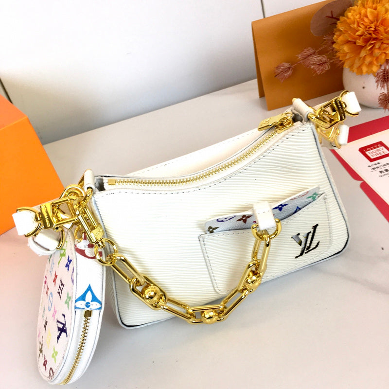 LLP022 Leather Bag 19-13.5-6.5CM Shoulder Bags