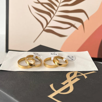 J095  Titanium steel ring jewelry for both men and women