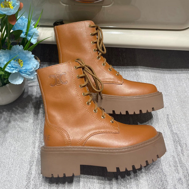 MCS12 Leather Women 35-40 shoes with box