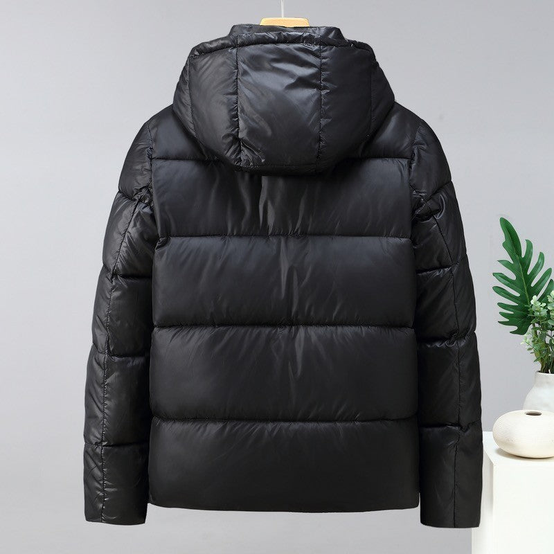 MOC72  New fall and winter hooded stand-up collar down jacket