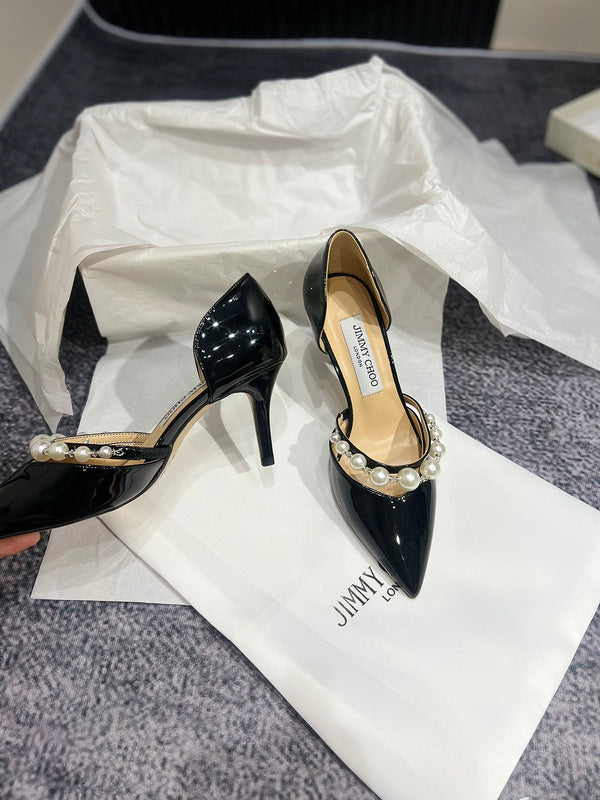 MBJS1 Leather 7CM Slippers Size 35-42 Shoes with Box