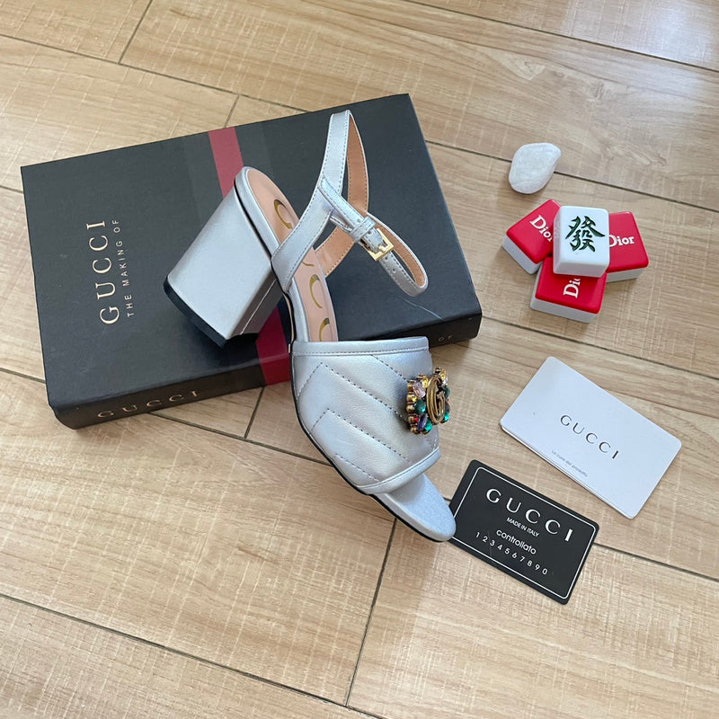 MJGS52 Slippers 6.5CM Women shoes 35-40 With box