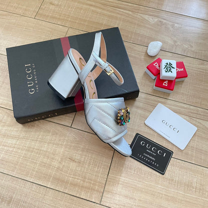 MJGS52 Slippers 6.5CM Women shoes 35-40 With box