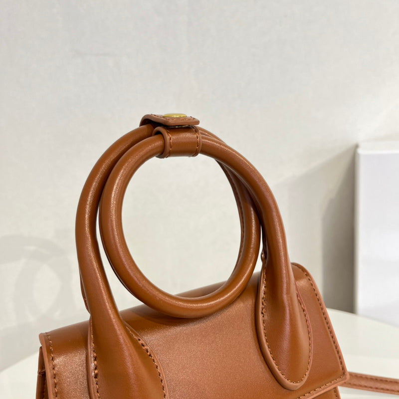 LJP1 Shoulder bag leather handbag 18-15.5-8CM