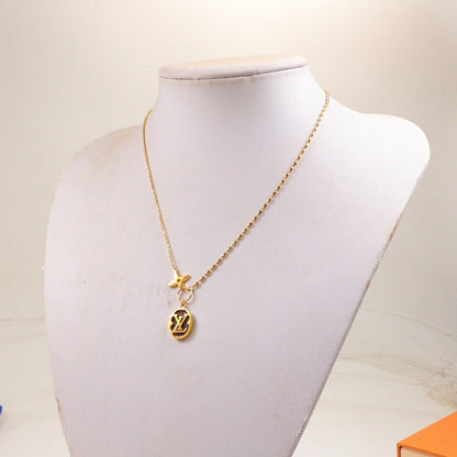 LVB143 Classic gold-plated necklace   Jewelry