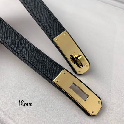 HBL7 Real leather 1.8CM 95-110CM Belt with all packing