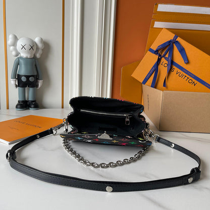 LLP024 Leather bag 21.5x13.5x6CM Bags