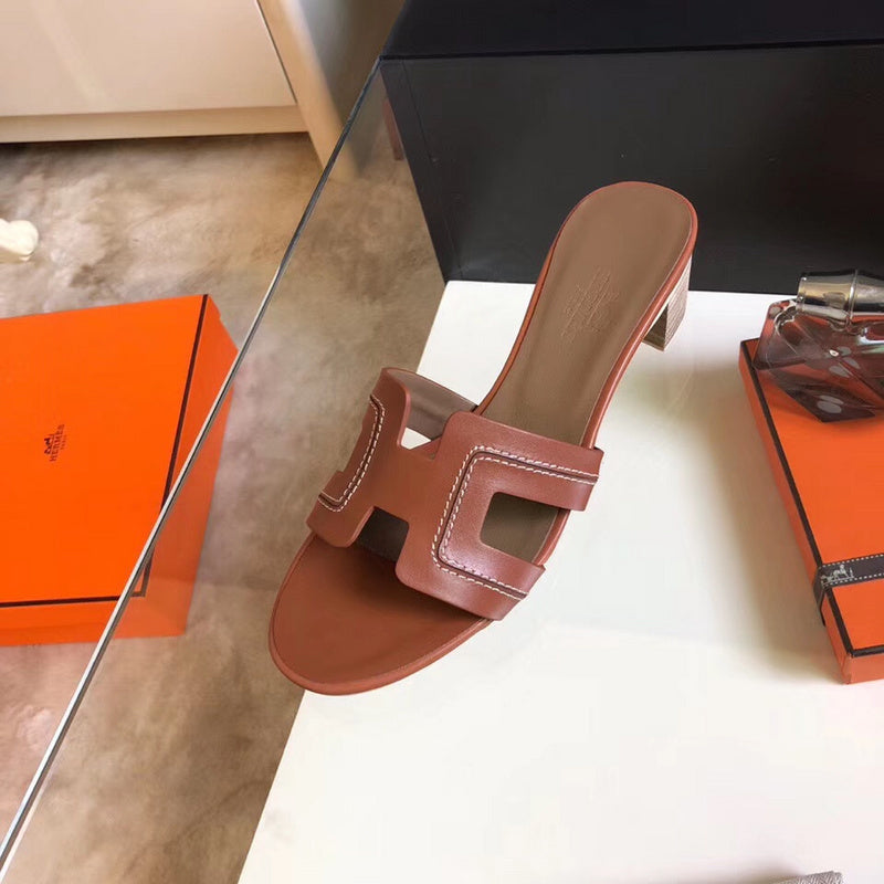 OHS01 Couples slipper Leather Shoes 35-42 with box