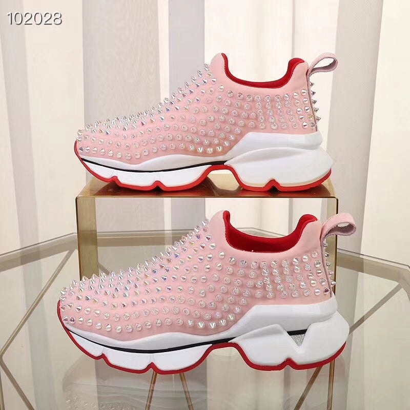 HJCS5 Leather Women 35-40 Man 40-46 cowhide shoes With box