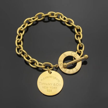 TB05     Round Pendant Bracelet Jewelry