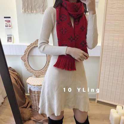 LSC5 Wool blend 35-180CM Scarf