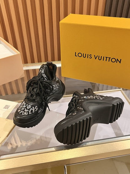 OLS39 Leather Women 5.5CM Shoes 35-41 with box