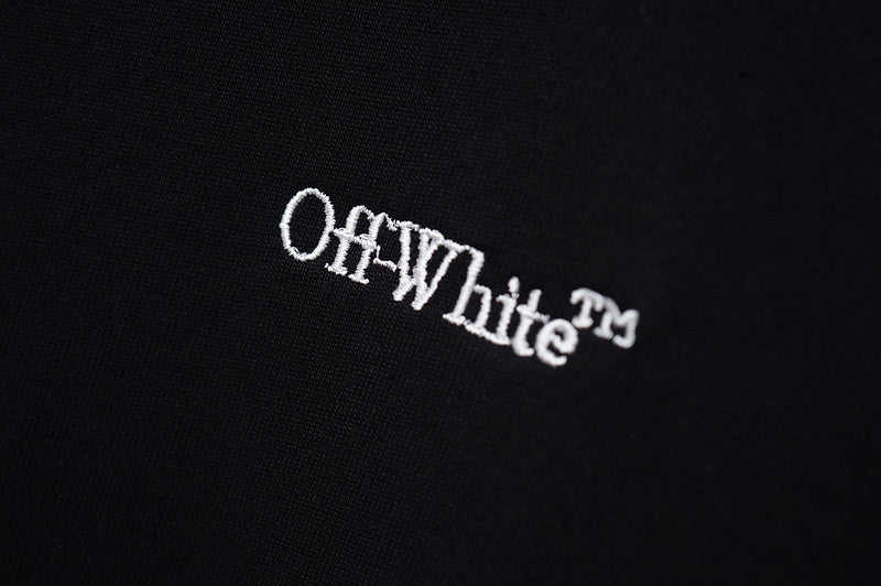 OFFC33   New  Men's and women's letter embroidery short-sleeved T-shirt clothing