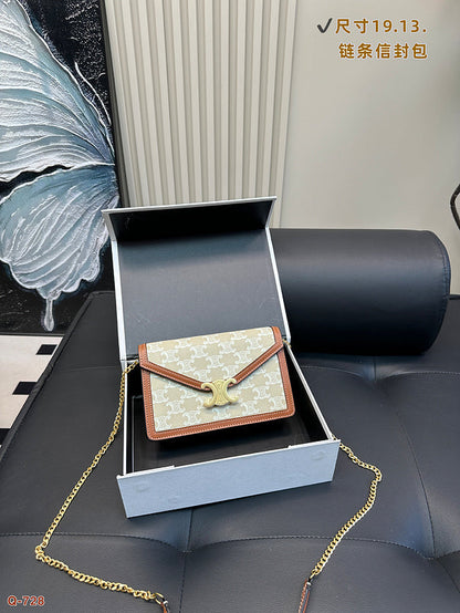 ACP05 Leather Bag 19-13CM Shoulder bags with box