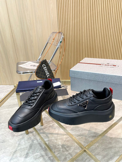 OPS4 Leather Shoes Women35-41 man40-45 with box