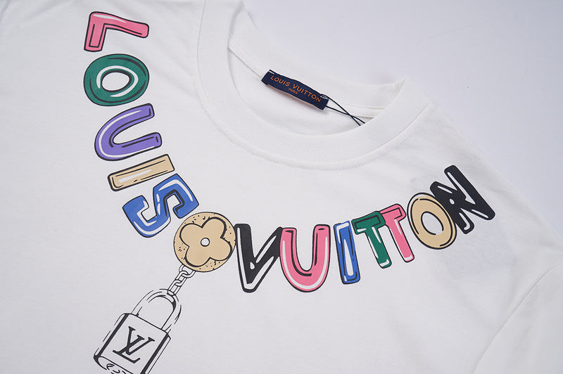 LVC002  Men's and women's summer short-sleeved T-shirt clothes