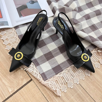 MJVS11 Leather Women 7CM Heel shoes 35-42 With box