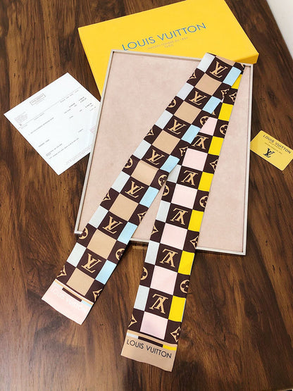 XLC7 Silk satin 8-120CM scarf