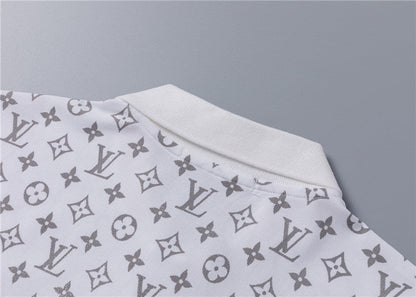 LVC177 Men's short sleeved lapel polo shirt clothing