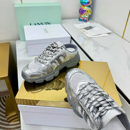 BDS8 Leather Slippers Women 35-41 Shoes with box