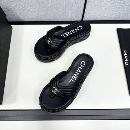 MBCS7 Leather Slippers Size 35-40 Shoes with Box