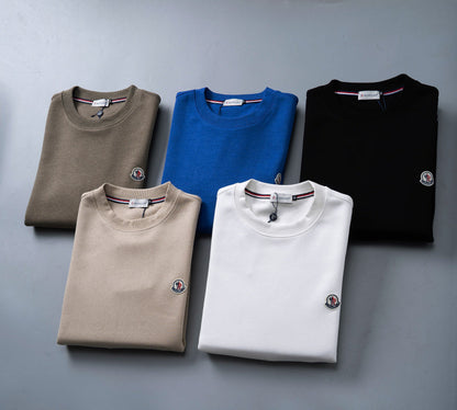 MOC032   New men's autumn and winter double-sided cotton new pullover hoodie clothing