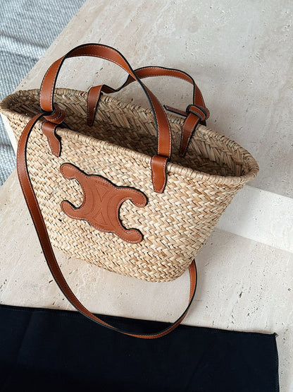 ACP0 Leather bag 26(42)-22CM straw Bags