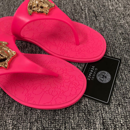 YVS8 Leather slippers couples shoes 36-45 With box